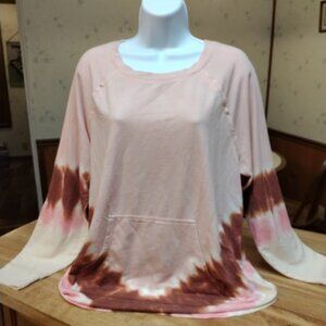 No Boundaries long sleeve pink tie dye top - Size XXL